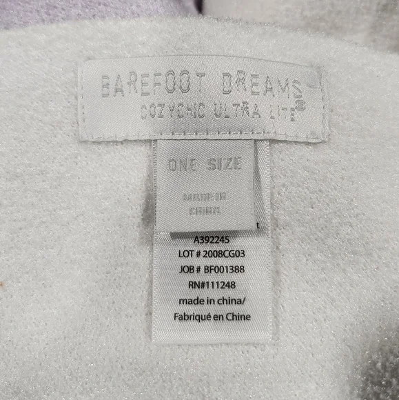 Barefoot Dreams Cozy Chic ultra lite knit women's ombre purple poncho one size - Picture 7 of 9